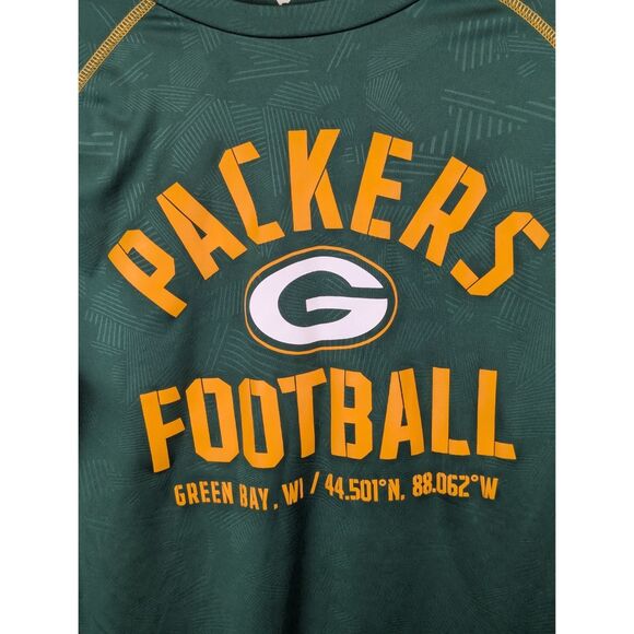 Fanatics Green Bay Packers Dri-Fit Long Sleeve Shirt Men's Size Medium - Picture 2 of 12